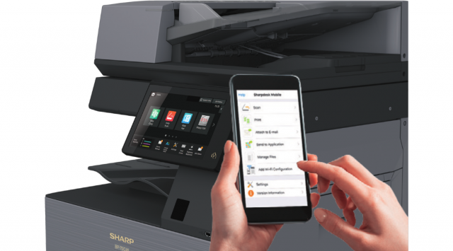 SHARP BP-50C26 Stampante A3/A4 colori fotocopiatrice multifunzione  stampante copiatrice scanner di rete